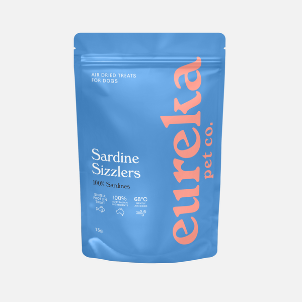 Sardine Sizzlers: Single Protein Natural Dog Treat | Eureka Pet Co