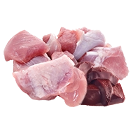 Turkey Meat, Organs & Bone