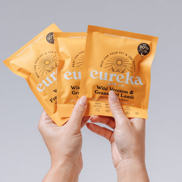Find your dog's favourite flavour - start with a sample.